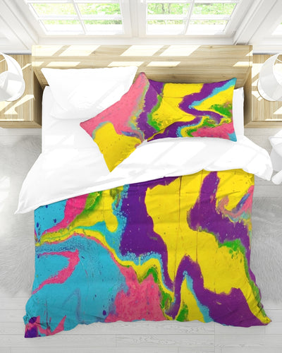 LIQUID POUR King Duvet Cover Set