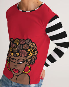 "THE WINKING LADY" Unisex Long Sleeve Tee