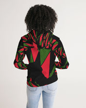 Load image into Gallery viewer, The REAL RBG: RED, BLACK, and GREEN Women&#39;s Hoodie