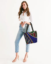 Load image into Gallery viewer, Tribal Vibe Canvas Zip Tote