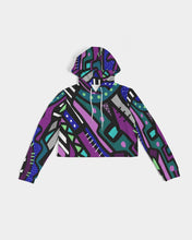 Load image into Gallery viewer, AMETHYST RISING Women's Cropped Hoodie