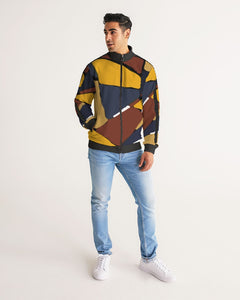 MELODIC MELANIN Men's Stripe-Sleeve Track Jacket