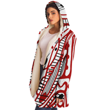 Load image into Gallery viewer, REDUNDANT VOYAGE Plush Hooded Fleece Cardigan