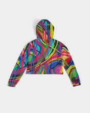 Load image into Gallery viewer, PARADISE IN COLOR Women&#39;s Cropped Hoodie