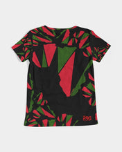 Load image into Gallery viewer, The REAL RBG: RED, BLACK, and GREEN Women&#39;s V-Neck Tee