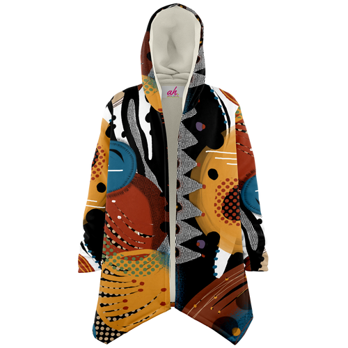 WILD SAFARI Plush Hooded Fleece Cardigan