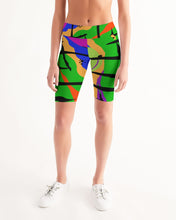 Load image into Gallery viewer, MY GREEN VIBRATION Women&#39;s Biker Shorts