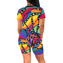 Load image into Gallery viewer, COLOR IN BLOOM Women&#39;s Shorts Set