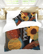 Load image into Gallery viewer, Wild Safari King Duvet Cover Set