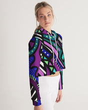 Load image into Gallery viewer, AMETHYST RISING Women's Cropped Hoodie