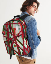 Load image into Gallery viewer, RED BLACK &amp; GREEN - YOU KNOW WHAT IT MEAN Large Backpack