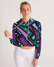 Load image into Gallery viewer, AMETHYST RISING Women's Cropped Hoodie