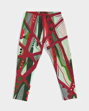 Load image into Gallery viewer, RED BLACK &amp; GREEN - YOU KNOW WHAT IT MEAN Men&#39;s/Unisex Joggers