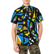 Load image into Gallery viewer, FREE SPIRIT FLEX Men&#39;s Short Sleeve Button Down Shirt with Chest Pocket