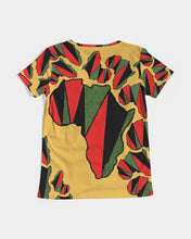 Load image into Gallery viewer, THE REAL RBG: RED BLACK &amp; GREEN Women&#39;s V-Neck Tee