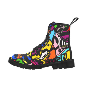 "THE ACTUAL FACTUALS" Women's Canvas Boots