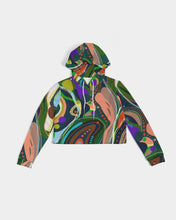 Load image into Gallery viewer, FALL INTO UBIQUITY Women&#39;s Cropped Hoodie