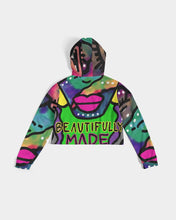 Load image into Gallery viewer, BEAUTIFULLY MADE Women&#39;s Cropped Hoodie