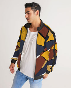 MELODIC MELANIN Men's Stripe-Sleeve Track Jacket