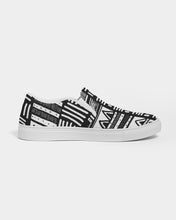 Load image into Gallery viewer, ABSTRACT IN BLACK &amp; WHITE Women&#39;s Slip-On Canvas Shoe