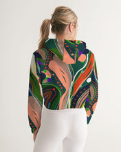 Load image into Gallery viewer, FALL INTO UBIQUITY Women&#39;s Cropped Hoodie