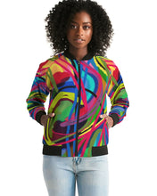 Load image into Gallery viewer, PARADISE IN COLOR Women&#39;s Bomber Jacket