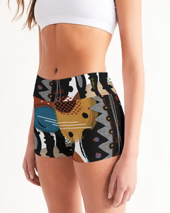 Wild Safari Women Yoga Shorts