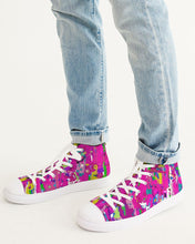 Load image into Gallery viewer, Limited Edition: THE BREAST CELEBRATION EVER!!! Men&#39;s Hightop Canvas Shoe