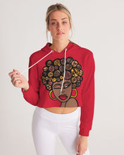 Load image into Gallery viewer, &quot;THE WINKING LADY&quot; Women&#39;s Cropped Hoodie