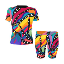 Load image into Gallery viewer, COLOR IN BLOOM Women&#39;s Shorts Set