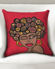 Load image into Gallery viewer, &quot;THE WINKING LADY&quot; Throw Pillowcase 20&quot;x20&quot;