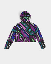 Load image into Gallery viewer, AMETHYST RISING Women's Cropped Hoodie