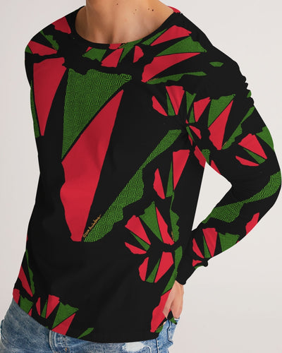 The REAL RBG: RED, BLACK, and GREEN Men's/Unisex Long Sleeve Tee