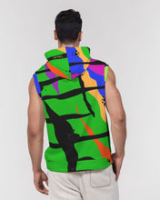 Load image into Gallery viewer, MY GREEN VIBRATION Men&#39;s/Unisex Premium Heavyweight Sleeveless Hoodie