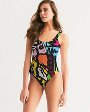 Load image into Gallery viewer, &quot;THE ACTUAL FACTUALS&quot; Women&#39;s One-Piece Swimsuit