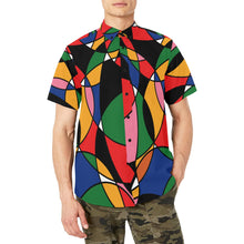 Load image into Gallery viewer, ECLIPTIC Men&#39;s Short Sleeve Button Down Shirt with Chest Pocket