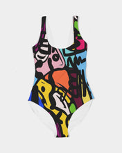 Load image into Gallery viewer, &quot;THE ACTUAL FACTUALS&quot; Women&#39;s One-Piece Swimsuit