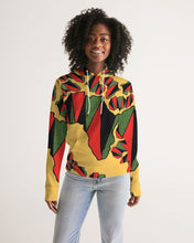 Load image into Gallery viewer, THE REAL RBG: RED BLACK &amp; GREEN Women&#39;s Hoodie