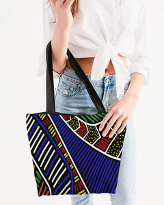 Tribal Vibe Canvas Zip Tote