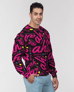 ARTFUL HUES Men's/Unisex Classic French Terry Crewneck Pullover