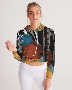 Wild Safari Women's Cropped Hoodie