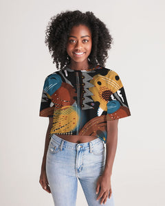 Wild Safari Women's Cropped Lounge Tee