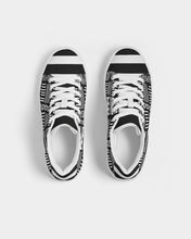 Load image into Gallery viewer, ABSTRACT IN BLACK &amp; WHITE Men&#39;s Leather Sneaker