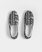 Load image into Gallery viewer, ABSTRACT IN BLACK &amp; WHITE Women&#39;s Slip-On Canvas Shoe