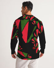 Load image into Gallery viewer, The REAL RBG: RED, BLACK, and GREEN Men&#39;s Long Sleeve Sports Jersey