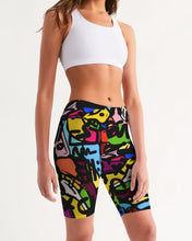 Load image into Gallery viewer, &quot;THE ACTUAL FACTUALS&quot; Women&#39;s Biker Shorts