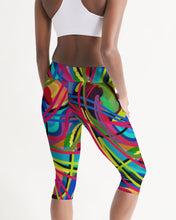 Load image into Gallery viewer, PARADISE IN COLOR Women&#39;s Capri Workout Pants