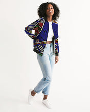 Load image into Gallery viewer, Tribal Vibe Women&#39;s Bomber Jacket