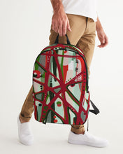 Load image into Gallery viewer, RED BLACK &amp; GREEN - YOU KNOW WHAT IT MEAN Large Backpack