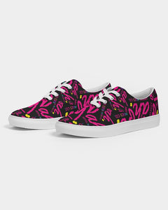 ARTFUL HUES  Women's Lace Up Canvas Shoe